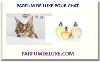 PARFUM DE LUXE POUR CHAT 2026-2027